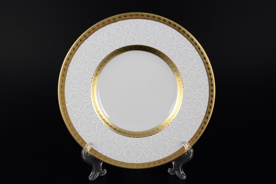Комплект тарелок Falkenporzellan Constanza Diamond White Gold 29см(6 шт)