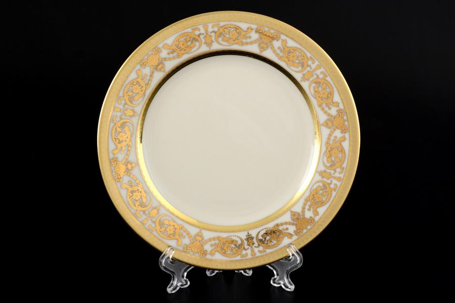 Комплект тарелок Falkenporzellan Constanza Cream Imperial Gold 17 см(6 шт)