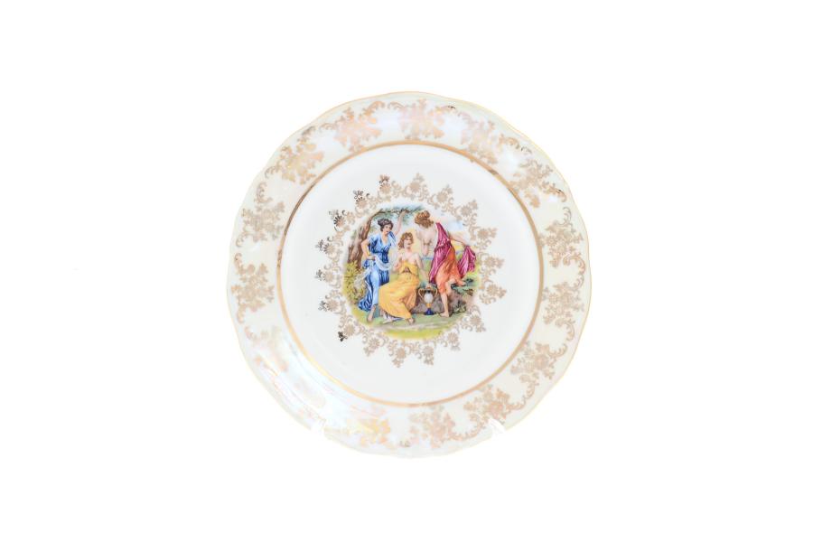 Комплект тарелок Carlsbad Фредерика Мадонна Перламутр 21 см(6 шт)
