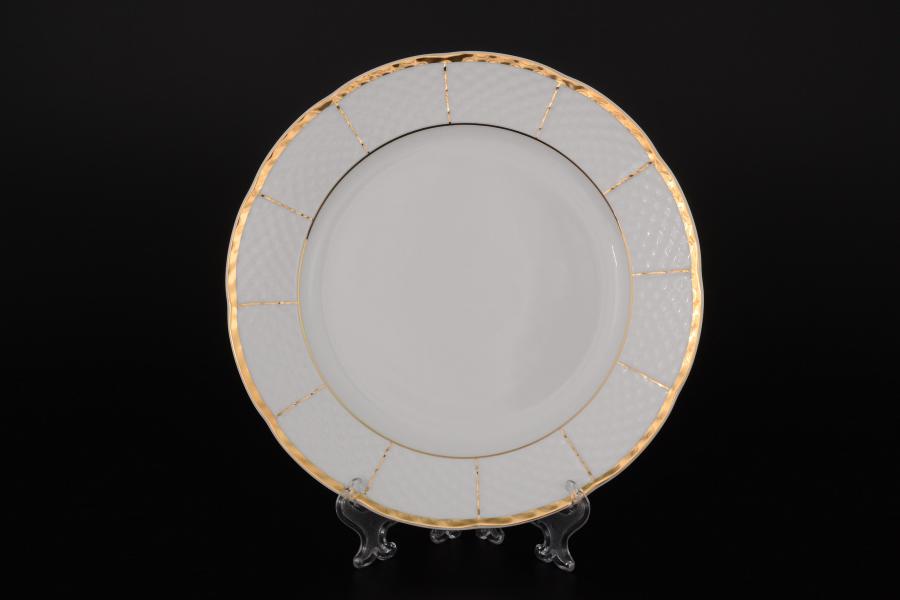 Комплект тарелок Thun Менуэт Отводка золото 21см (6 шт)