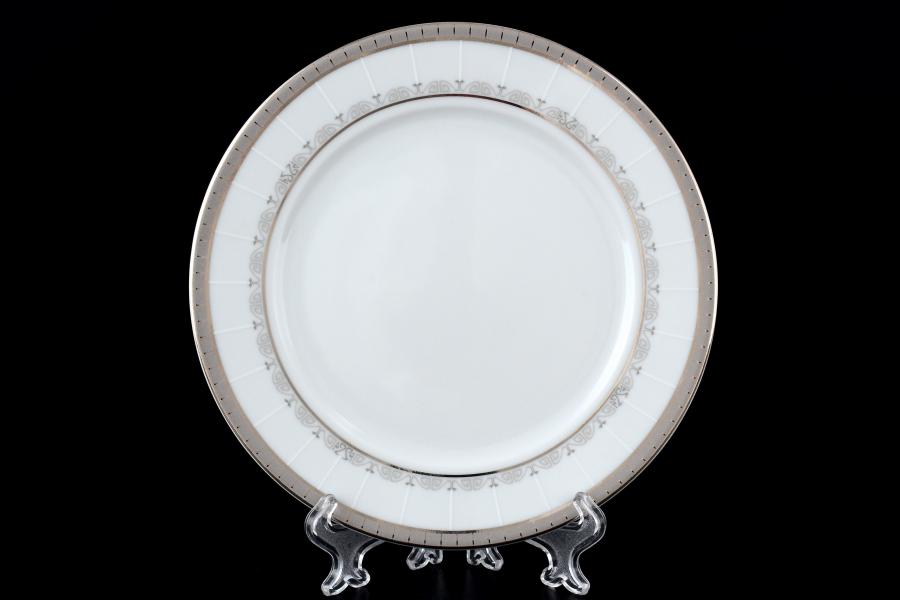 Комплект тарелок Thun Опал платиновая лента 17 см(6 шт)