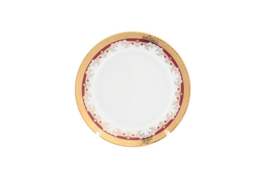 Комплект тарелок Thun Кристина красная лилия 17 см(6 шт)