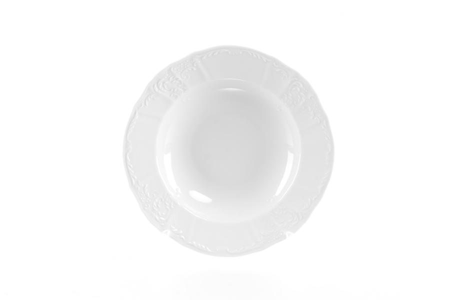 Комплект глубоких тарелок из фарфора Bernadotte Недекорированный 21 см(6 шт)