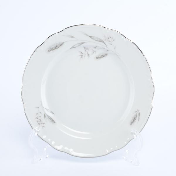 Комплект тарелок Thun Констанция Серебряные колосья 19 см (6 шт)