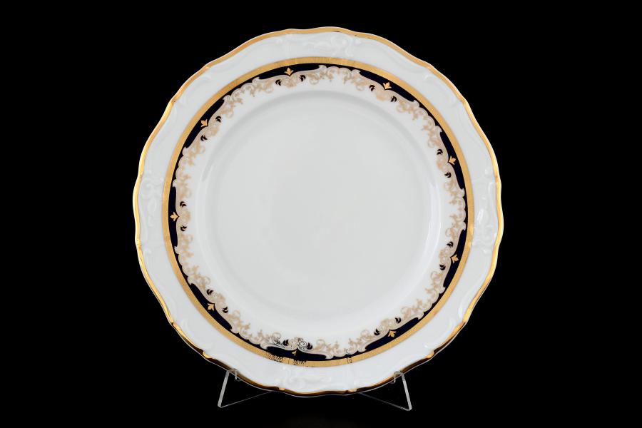 Комплект тарелок Thun Мария Луиза Синяя лилия 25см (6 шт)