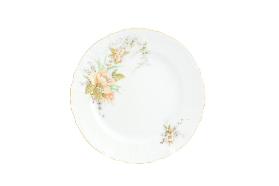 Комплект тарелок Bernadotte Зеленый цветок 21 см (6 шт)