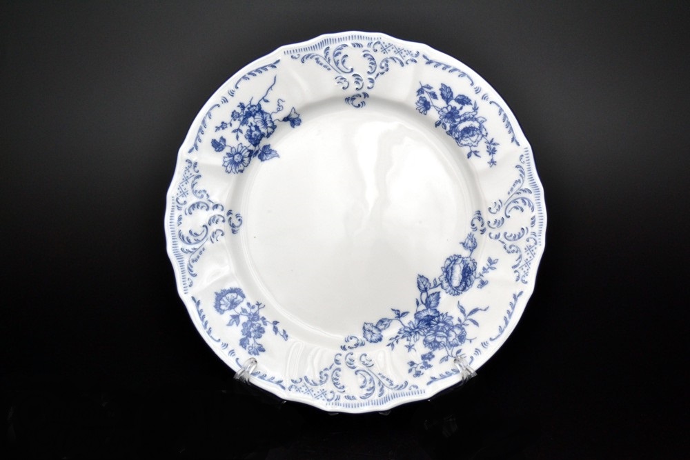 Комплект тарелок Bernadotte Синие розы 25 см(6 шт)