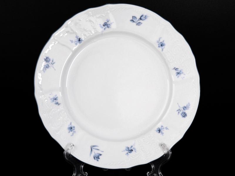Комплект тарелок 25 см Бернадотт Синий цветок (6 шт)