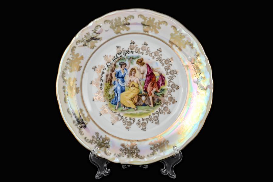 Комплект тарелок Carlsbad Фредерика Мадонна Перламутр 19 см(6 шт)