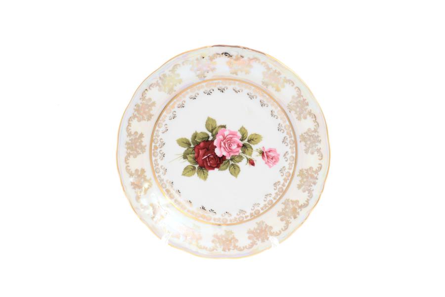 Комплект тарелок Carlsbad Фредерика Роза перламутр 19 см(6 шт)