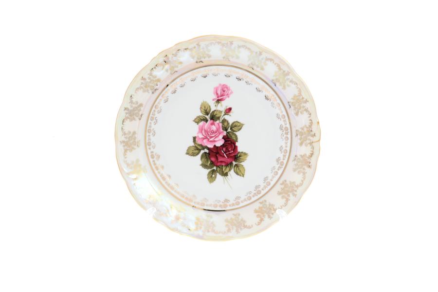 Комплект тарелок Carlsbad Фредерика Роза перламутр 25 см(6 шт)