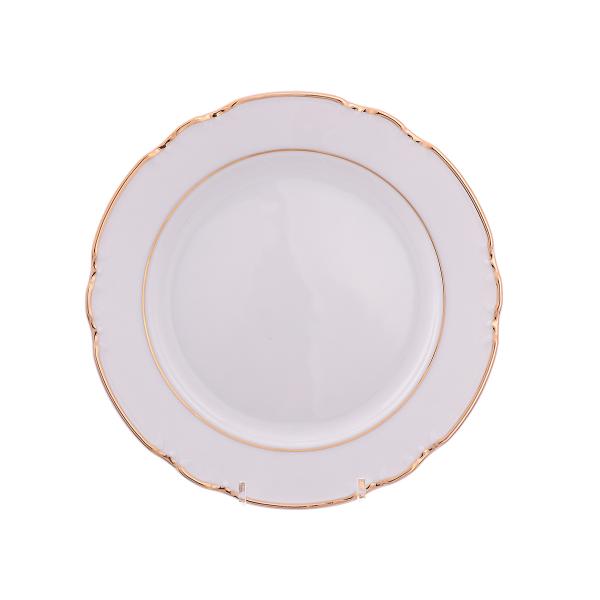 Комплект тарелок Thun Констанция Отводка золото 19см (6 шт)