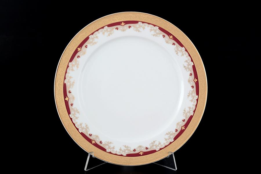 Комплект тарелок Thun Кристина красная лилия 21 см(6 шт)
