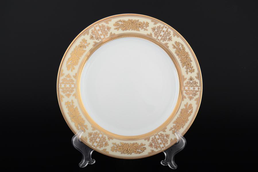 Комплект тарелок Thun Луиза Золотая роза 25см (6 шт)