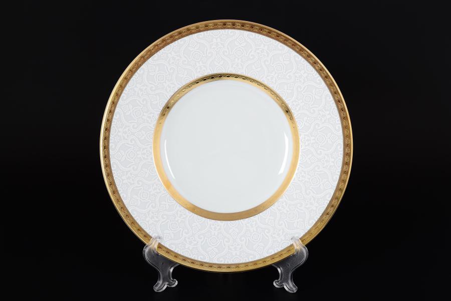 Комплект тарелок 27 см Constanza Diamond White Gold (6 шт)