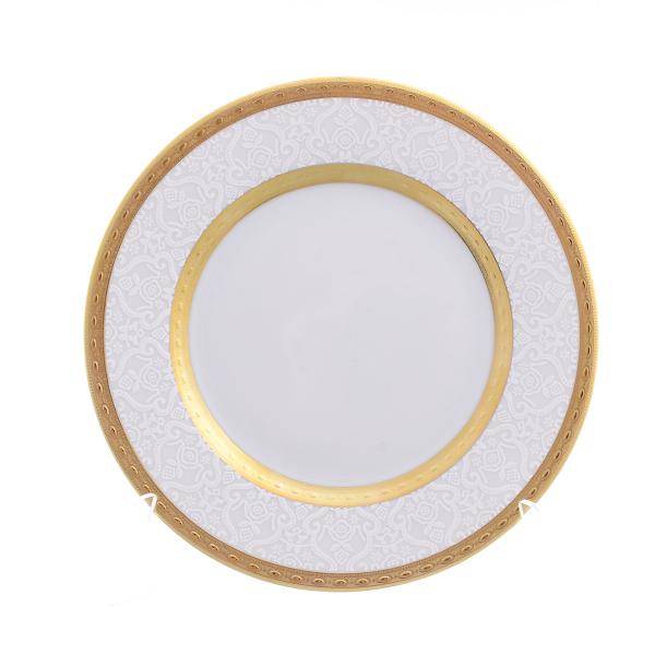 Комплект тарелок Falkenporzellan Constanza Diamond White Gold 17см(6 шт)