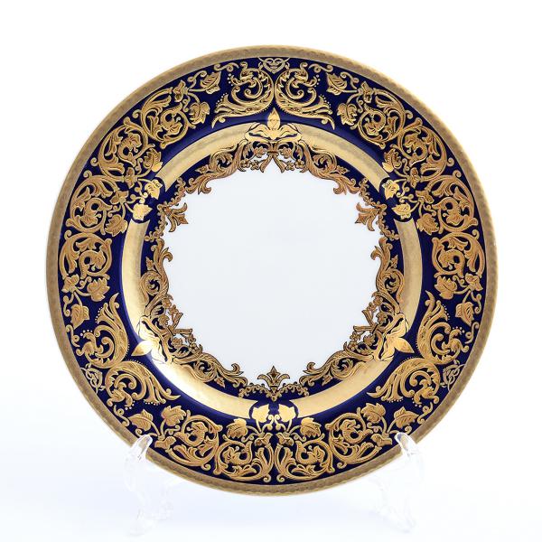 Комплект тарелок Falkenporzellan Natalia cobalt gold 17 см(6 шт)