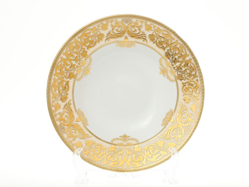 Комплект тарелок глубоких Falkenporzellan Natalia creme gold 23,5 см(6 шт)