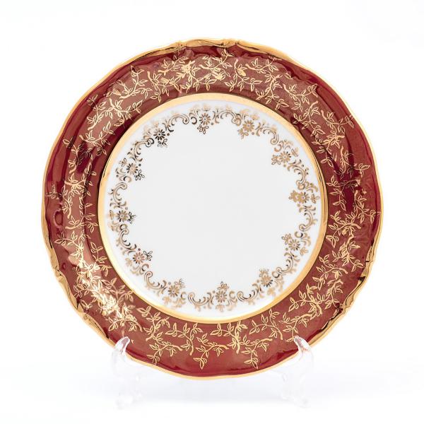 Комплект тарелок Sterne porcelan Красный лист 19 см(6 шт)