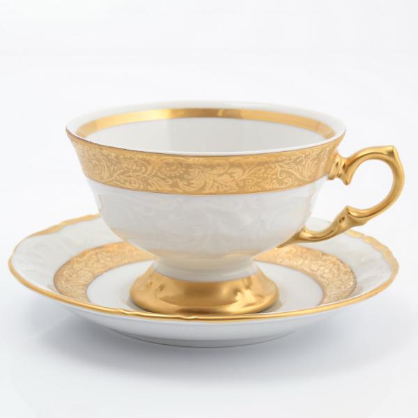 Комплект чайных пар 220 мл Матовая лента Sterne porcelan (6 пар)