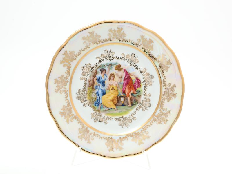 Комплект тарелок Sterne porcelan Мадонна Перламутр 19 см(6 шт)
