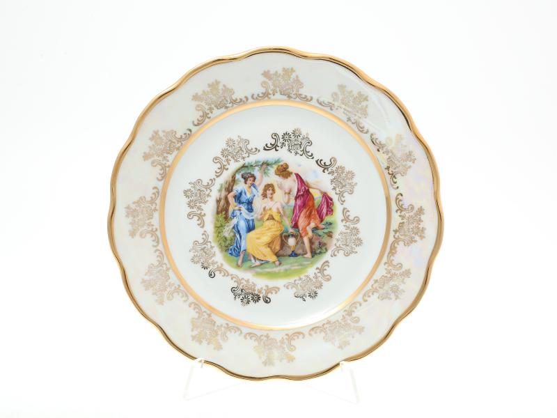 Комплект тарелок Sterne porcelan Мадонна Перламутр 21 см(6 шт)