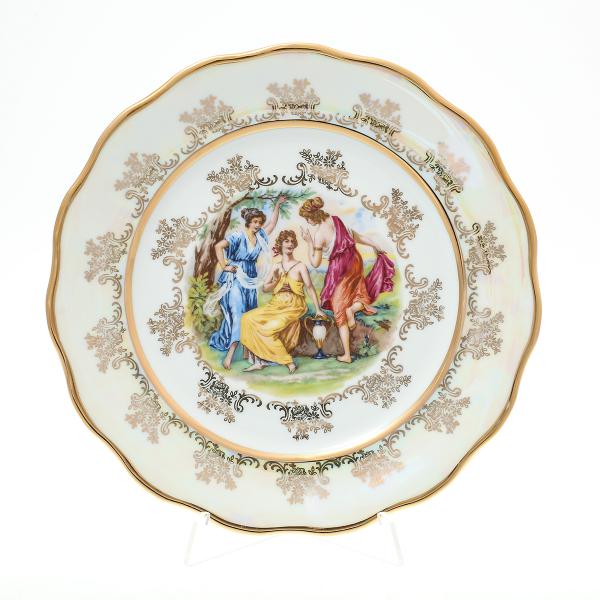 Комплект тарелок Sterne porcelan Мадонна Перламутр  25 см(6 шт)