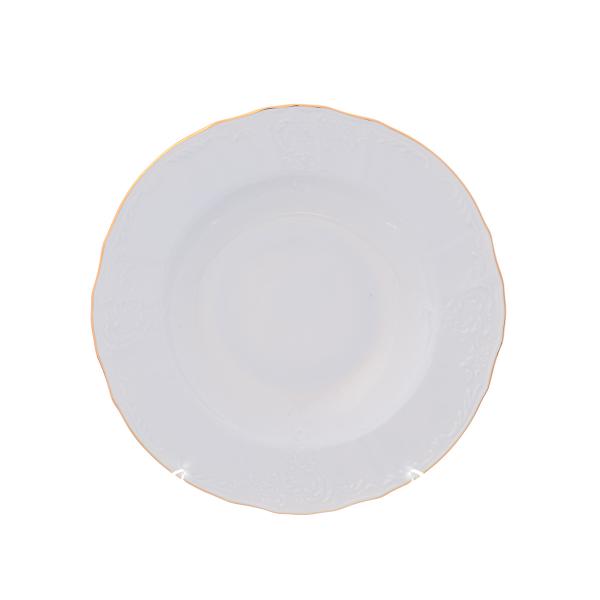 Комплект тарелок глубоких Bernadotte Белый узор 21см(6 шт)