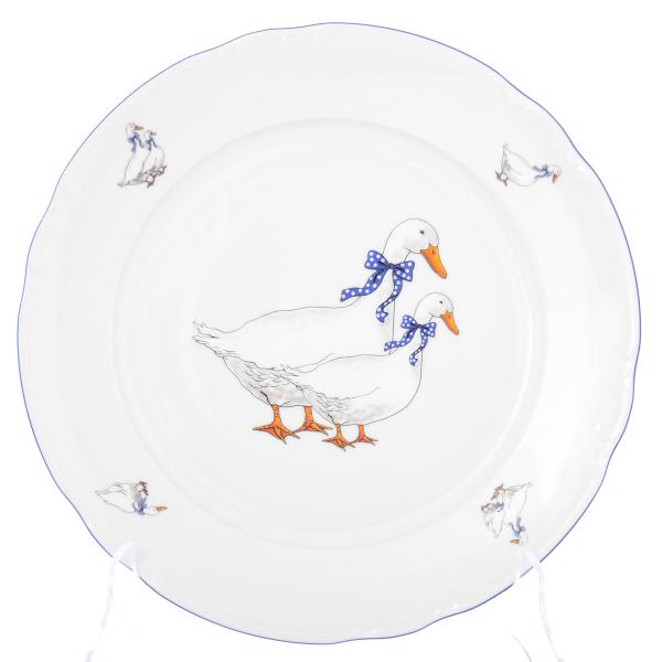 Комплект тарелок Thun Констанция Гуси 26см(6 шт)