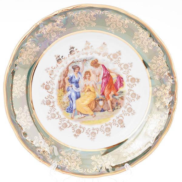 Комплект тарелок Carlsbad Фредерика Мадонна Зеленая 19см(6 шт)