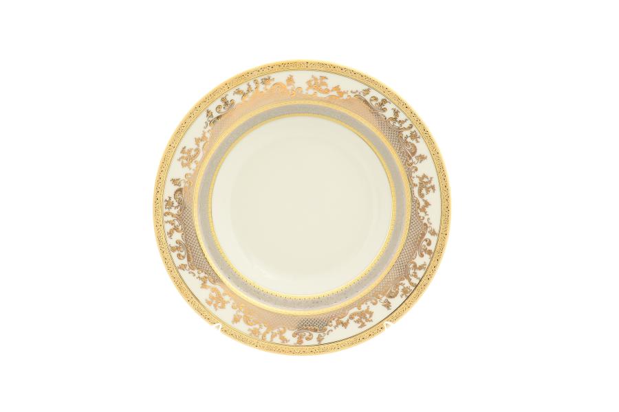 Комплект глубоких тарелок из фарфора Falkenporzellan Cream Gold 23см (6 шт)