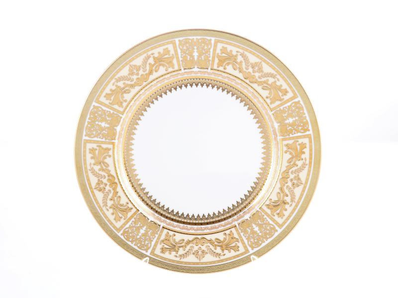 Комплект тарелок Falkenporzellan Diadem White Creme Gold 28см(6 шт)