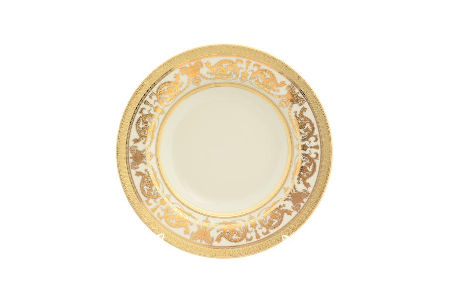 Комплект тарелок глубоких Falkenporzellan Imperial Cream Gold  22 см(6 шт)