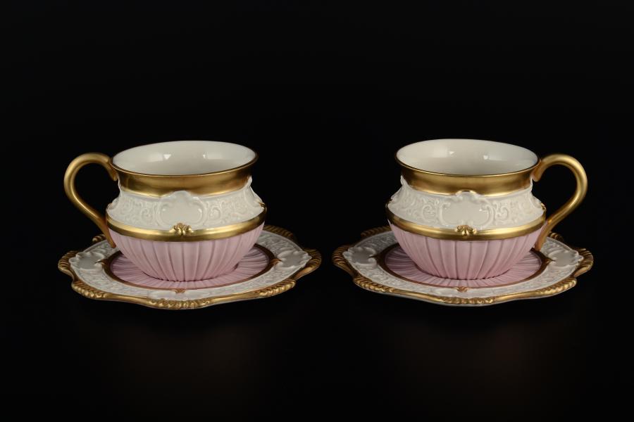 Чайные пары розовые CATTIN